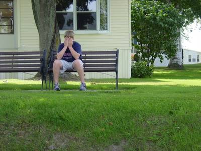 Granma and Granpa 2003 At the River 013